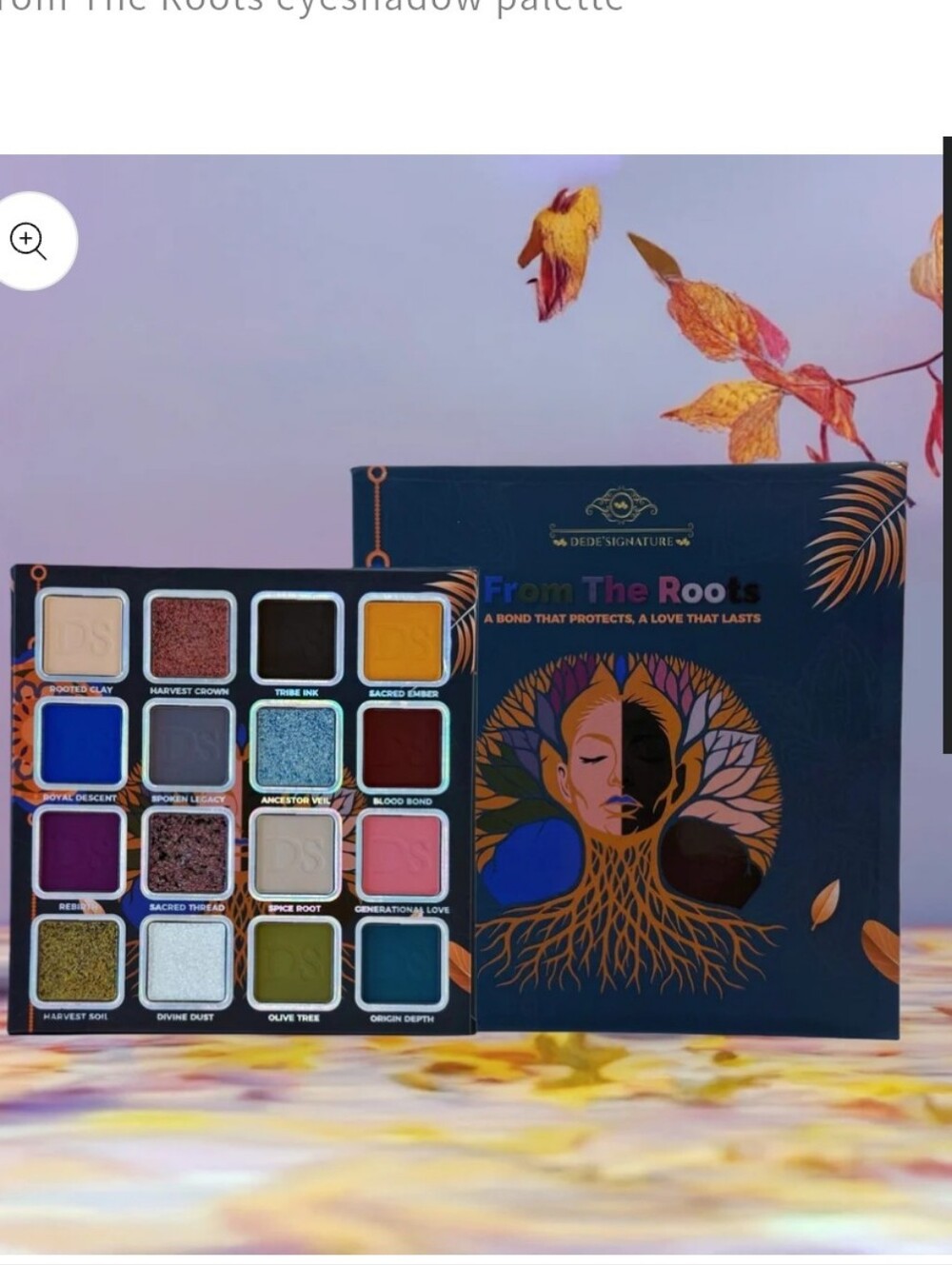 Dede's Signature Cosmetics From The Roots Eyeshadow Palette